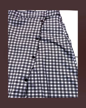 rok garis vintage nadin