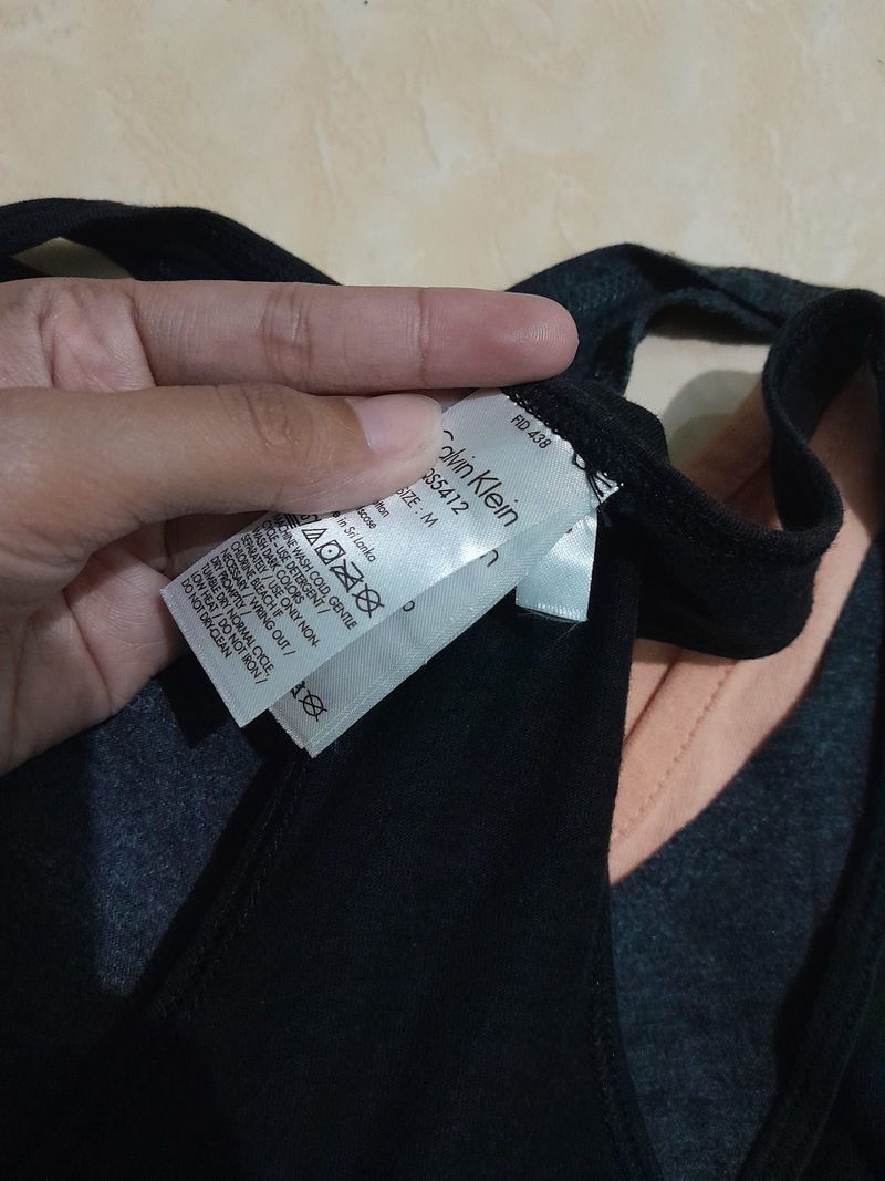 unisex calvin klein black tanktop, foto 3