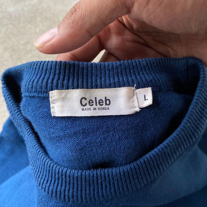 Casual Sweater Pria blue, foto 4