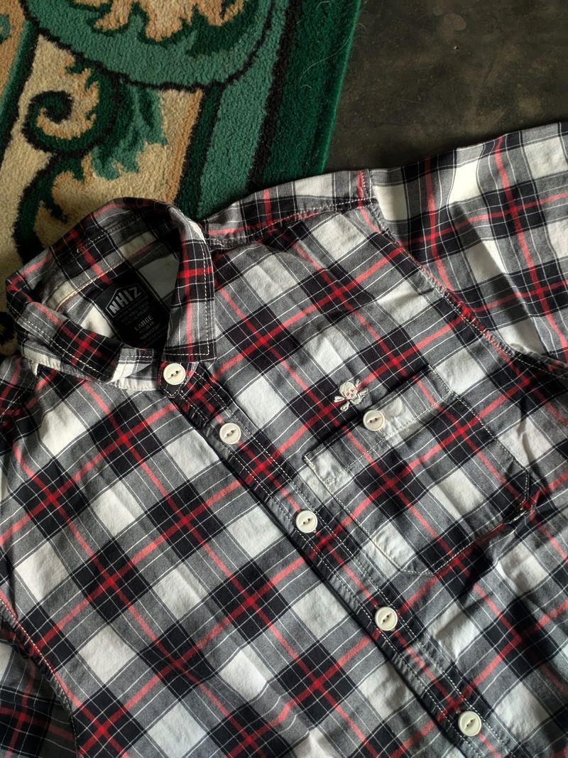 Neighborhood izzue plaid tshirt, foto 2