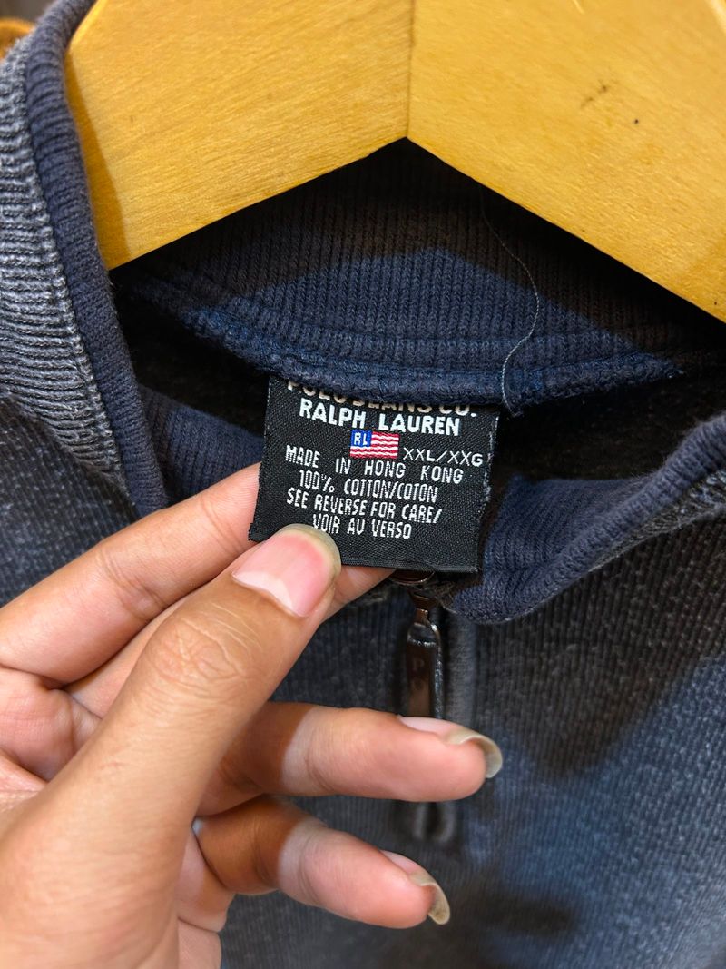 Halfzip polo Ralph Lauren vintage, foto 4