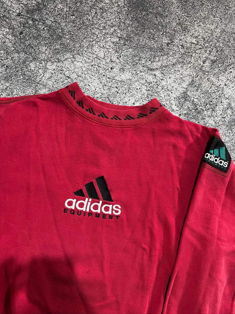 Sweatshirt Vintage Adidas Equitment, foto 2
