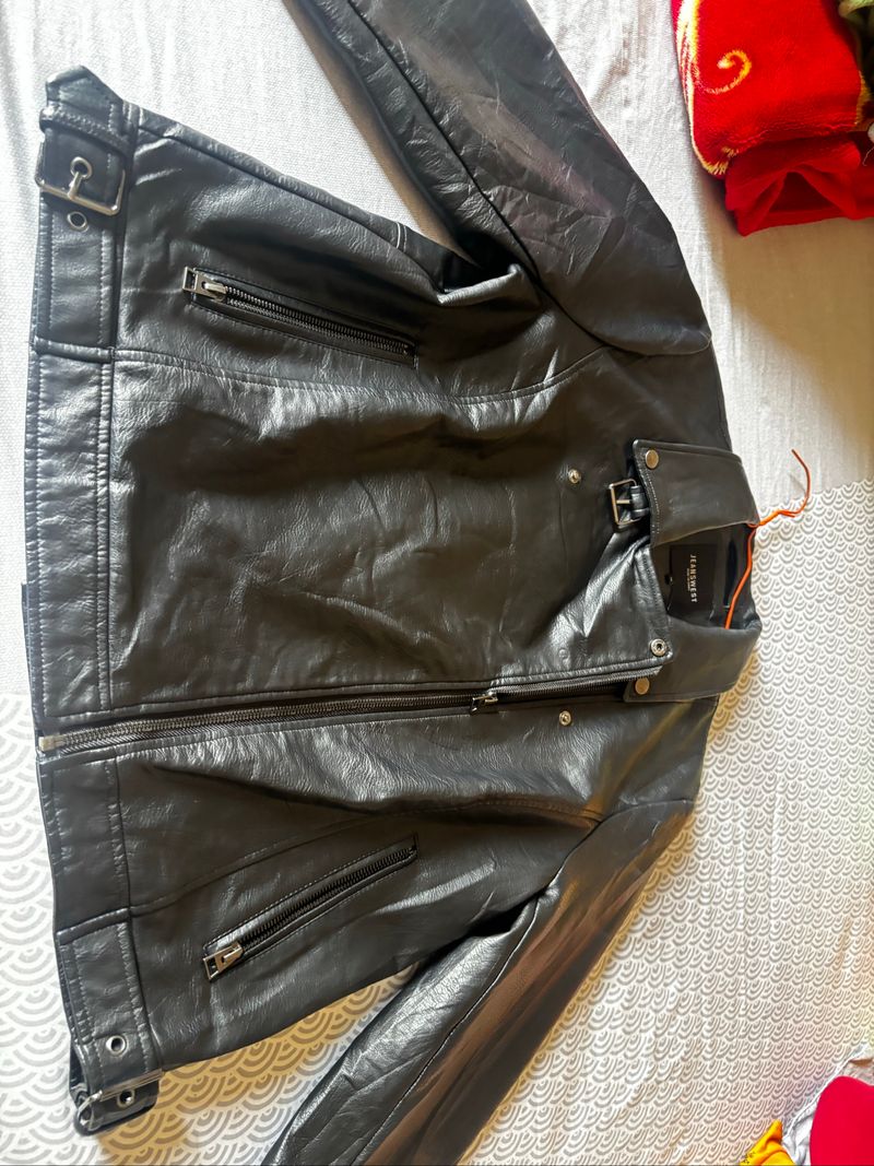LEATHER JACKET RAMONE JEANSWEAT(NEGOIN AJA), foto 3