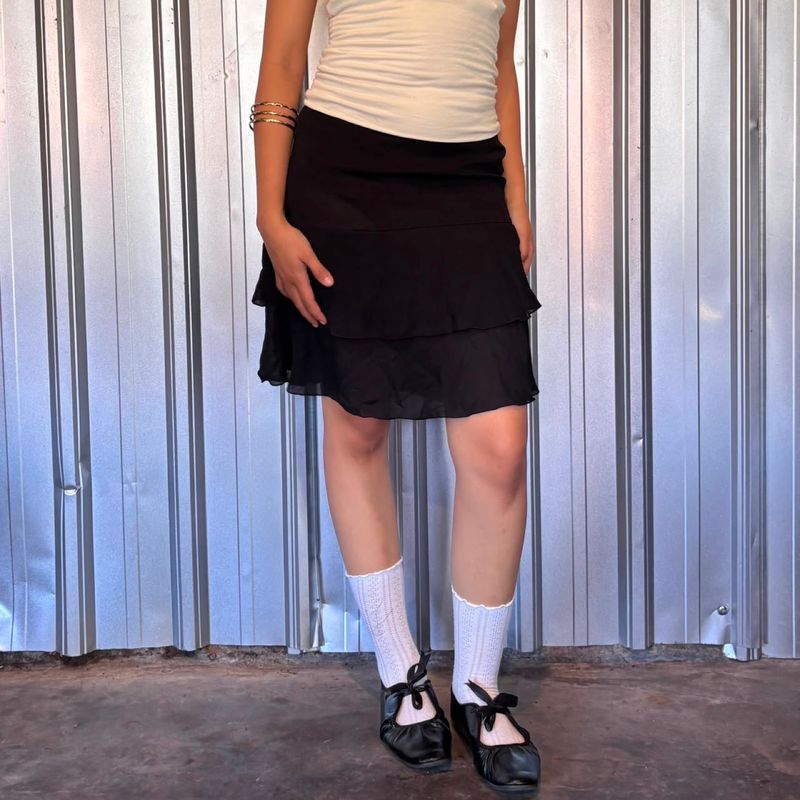 Mini skirt black vintage, foto 2