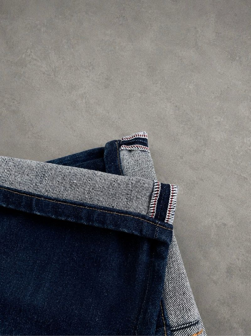 SELVEDGE ACCENT NAVY BLUE JEANS, foto 5