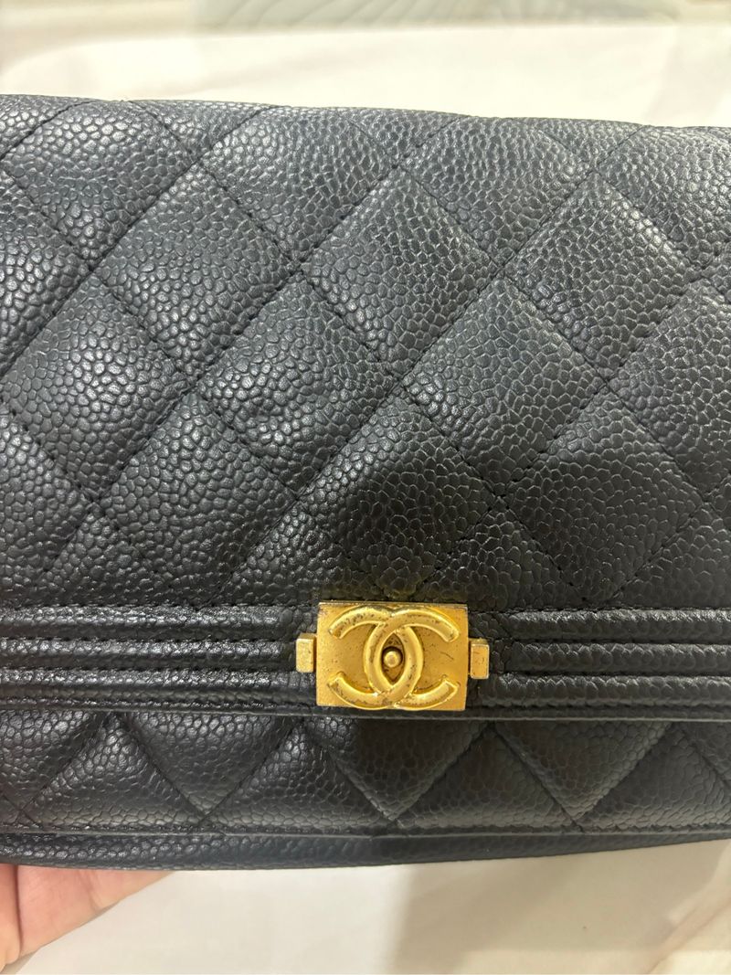 Chanel Caviar Boy WOC, foto 4