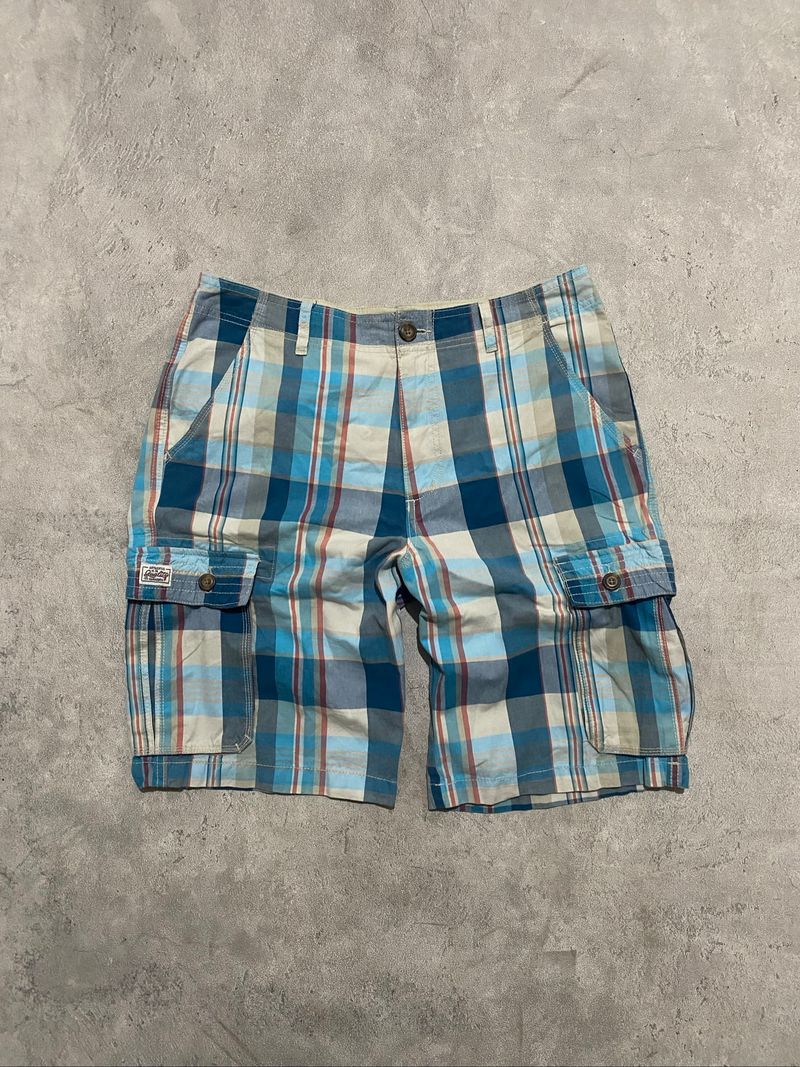Vintage Old Navy Plaid Cargo Shorts, foto 3