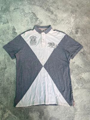 VINTAGE 2000’s POLO RALPH TWO TONE POLO SHIRT