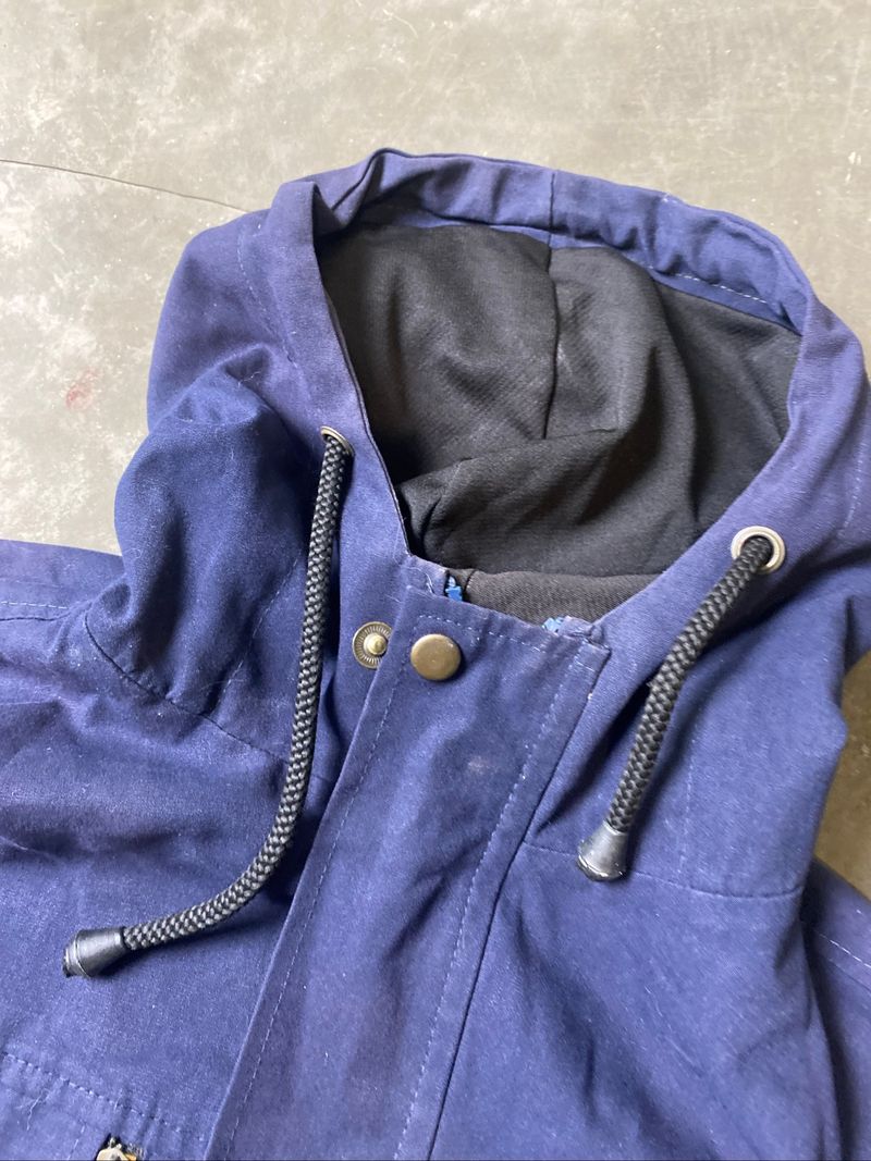 parka jacket vintage navy, foto 6