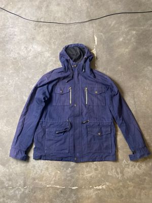 parka jacket vintage navy