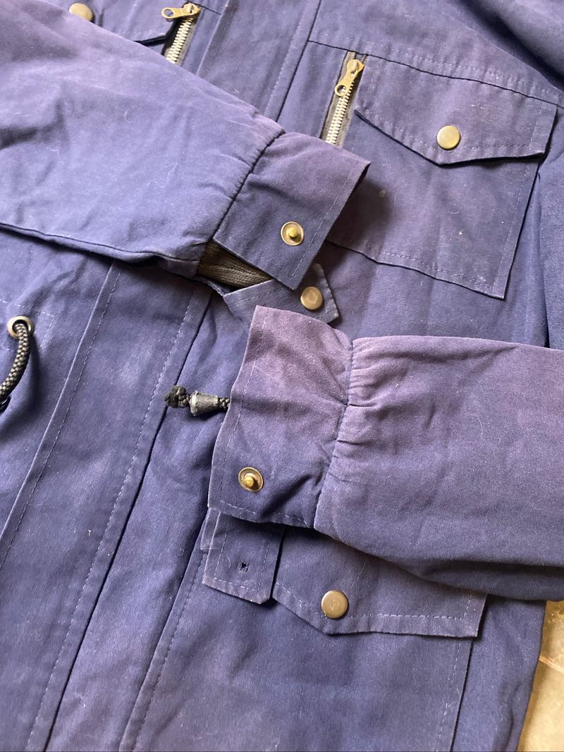 parka jacket vintage navy, foto 7