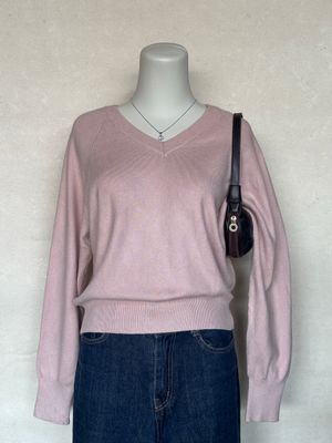 MORREST Blossom V-Neck Pullover