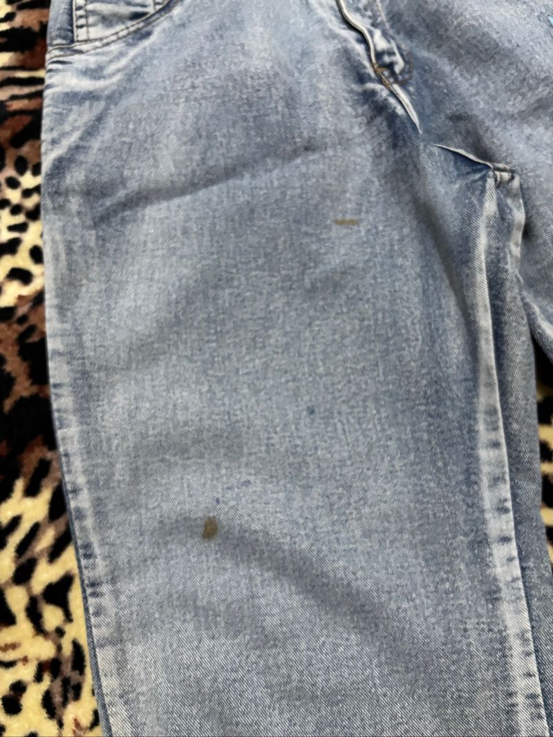 flare bootcut light denim patch flower y2k vintage, foto 6