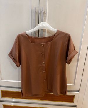 Square Neck Top Pink