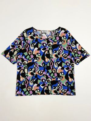 Y2k Chouchoufil Multicolor Tee Made In Japan