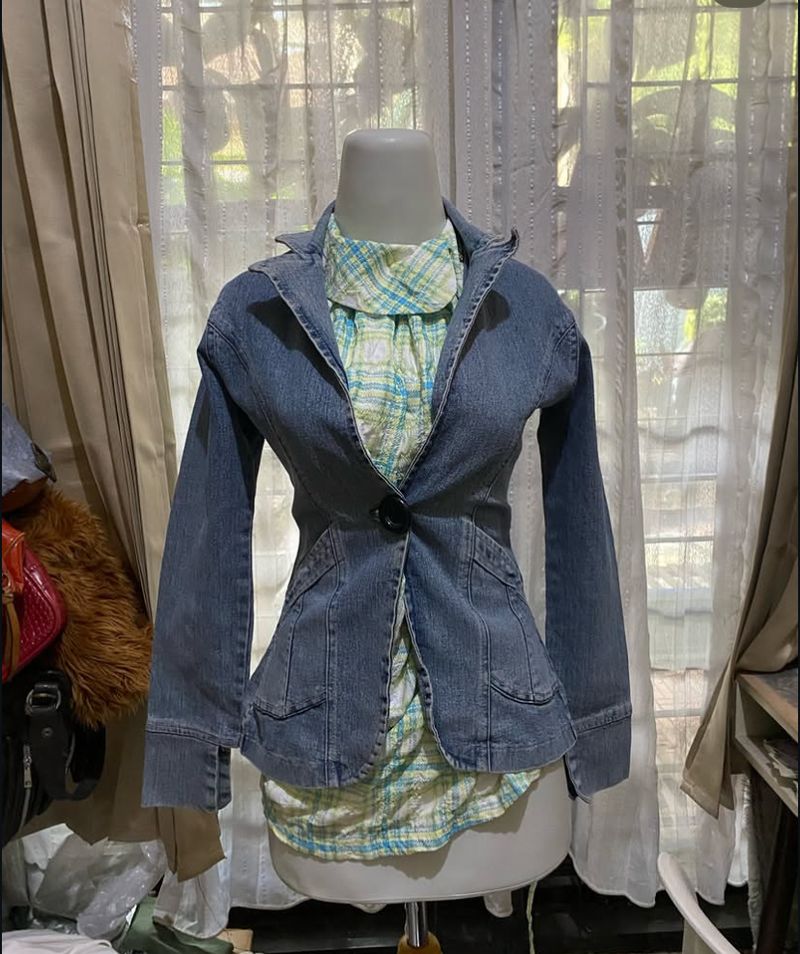 Button Denim Jacket, foto 2