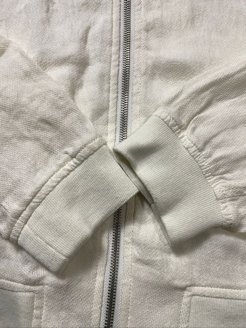 Zara Bomber jacket linen, foto 4
