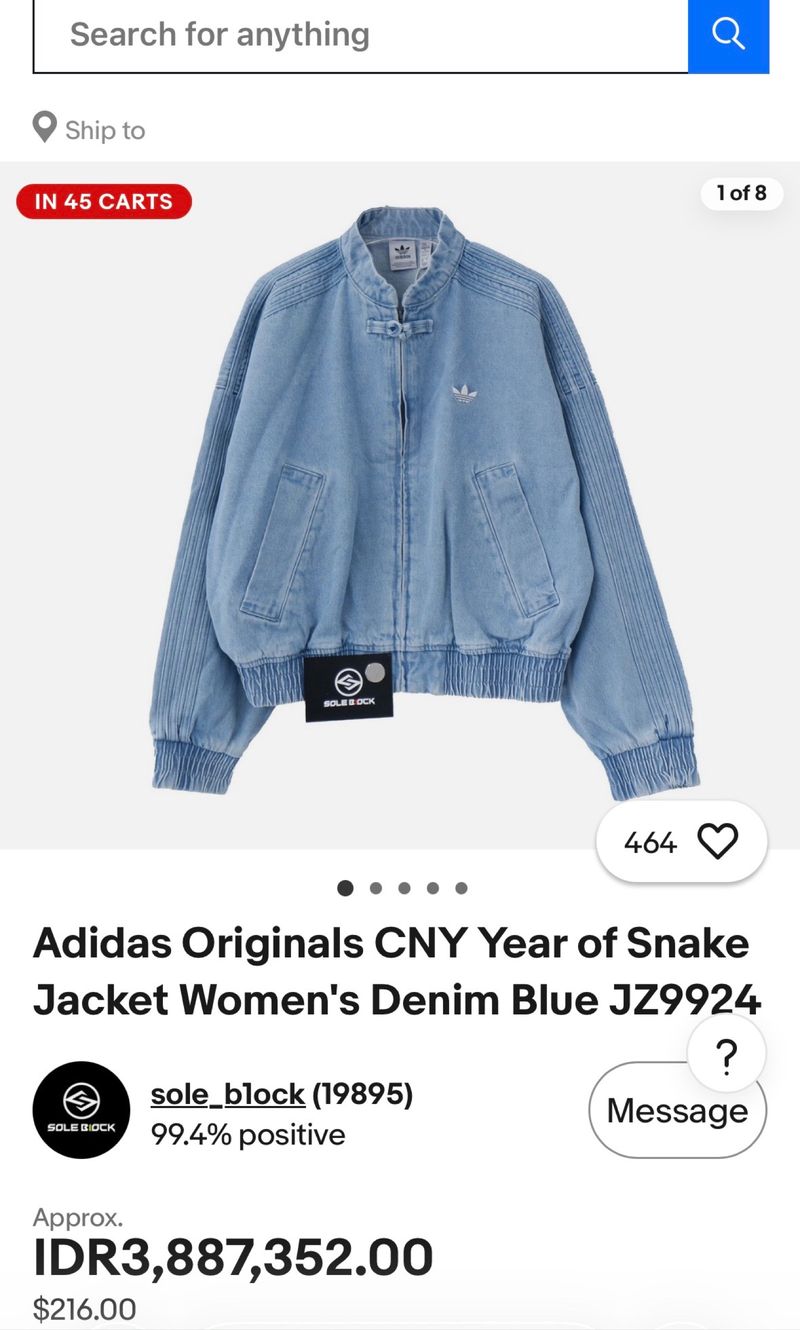 Tracktop Adidas Original CCT Blue Denim, foto 6
