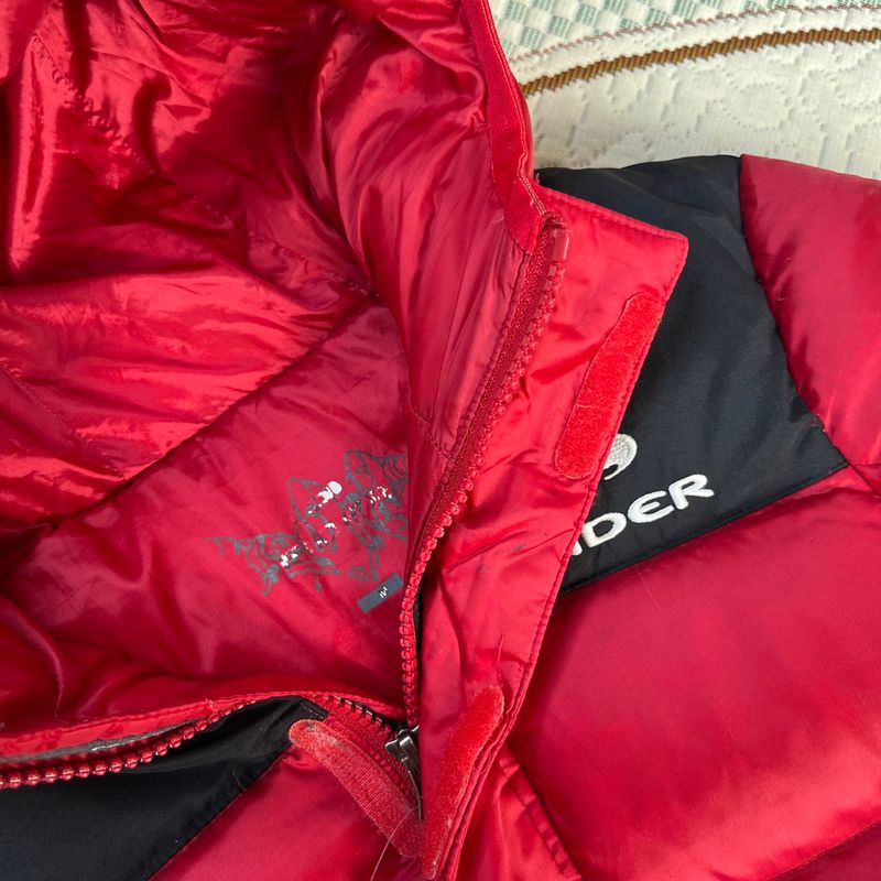 Winter jacket goose down anak puffer merah hitam eider keren, foto 4