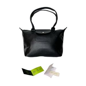 Longchamp Minimalist Casual Tote bag Wanita black