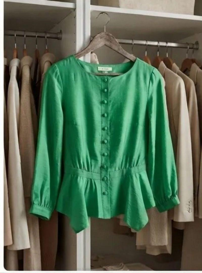 🌿 Blouse Hijau Elegan 🌿, foto 3