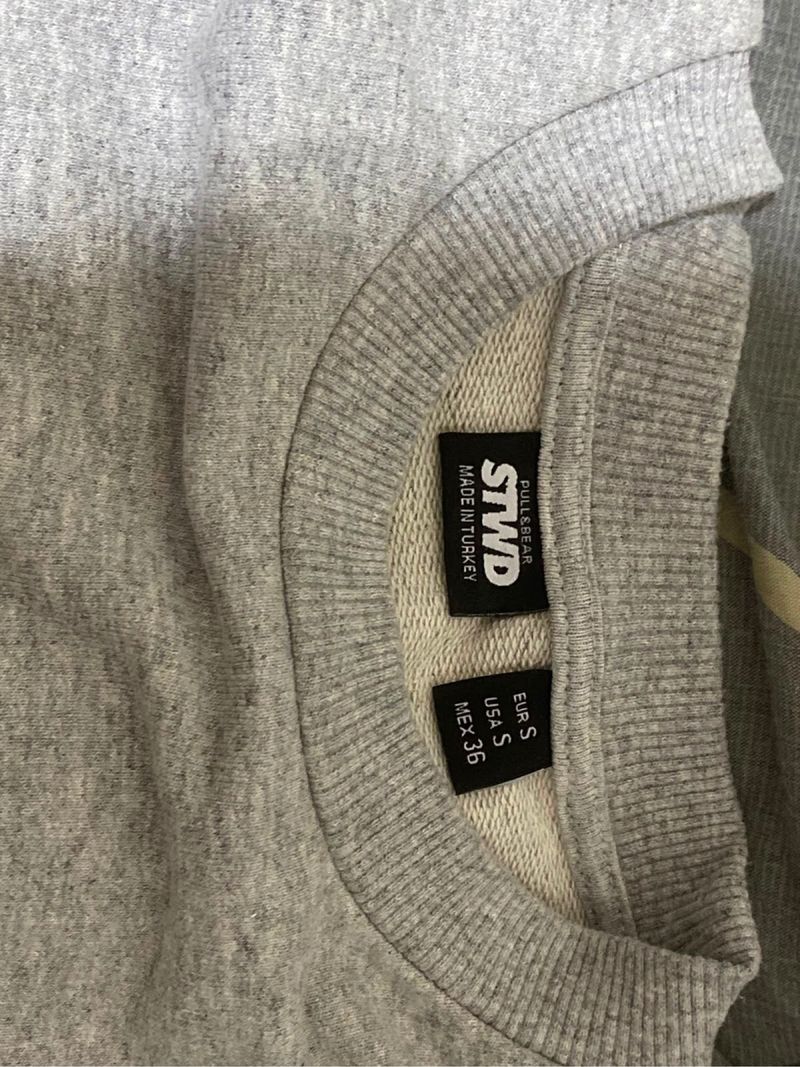 Pull n Bear Streetwear STWD Tee Grey, foto 3