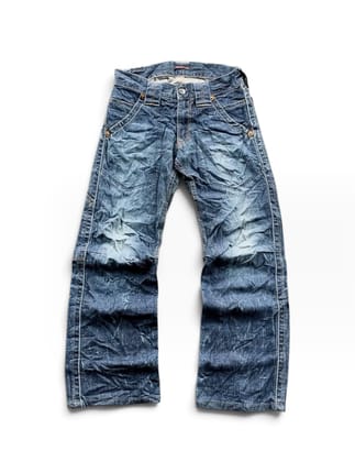 VINTAGE BLUE WAY JAPANESE BRAND BOOTCUT JEANS