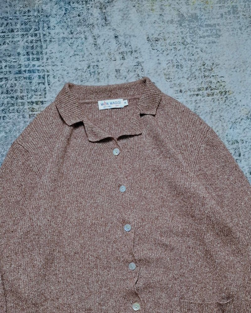 Cardigan Knit Full Button Mon Manggi, foto 5