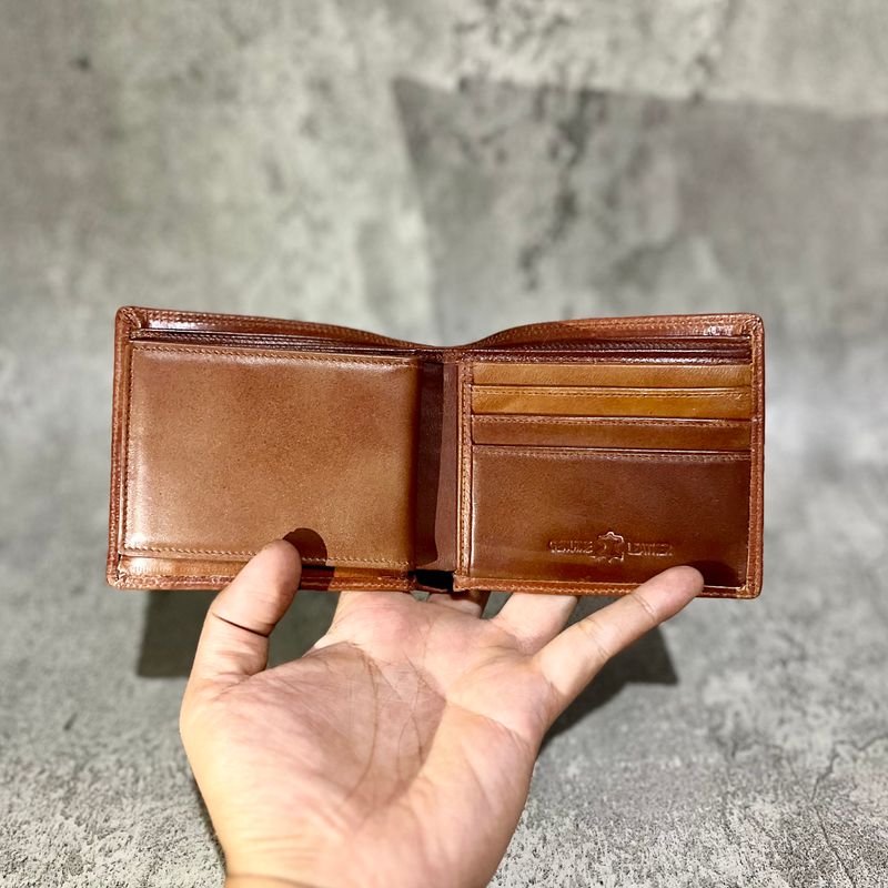 Vintage Luxury Wallet Pria brown, foto 3
