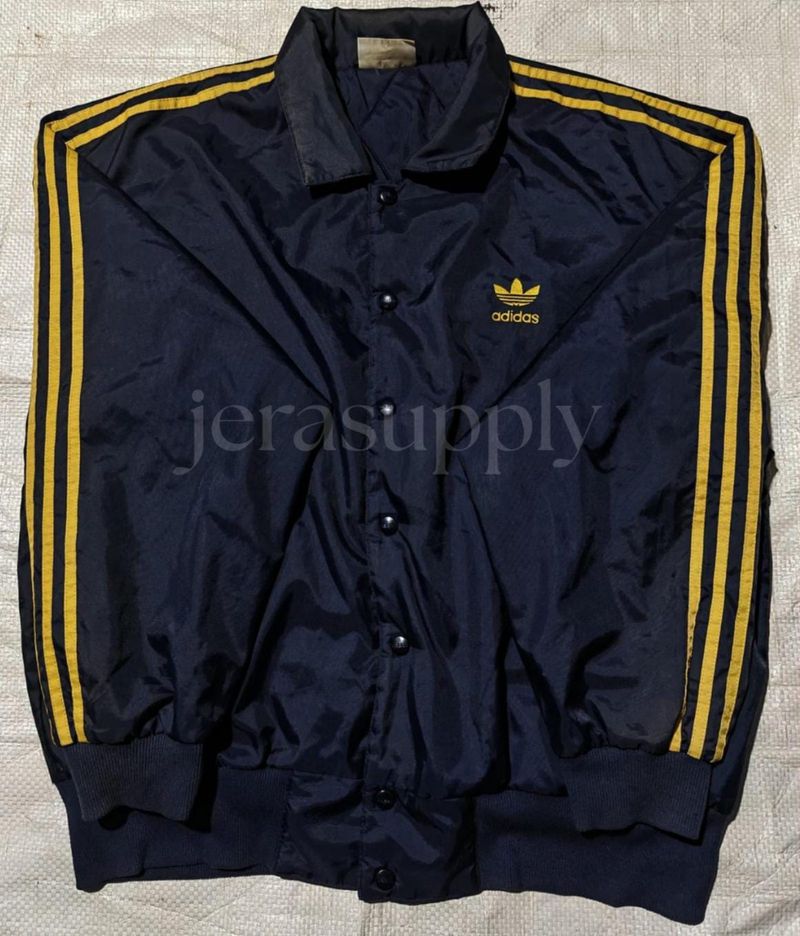 RARE VINTAGE BIG LOGO COACH JACKET NAVY/GOLD, foto 2