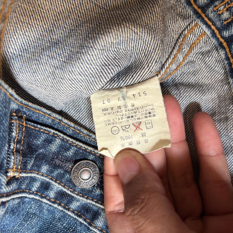 Vintage Levi's Denim Trucker Jacket, foto 7