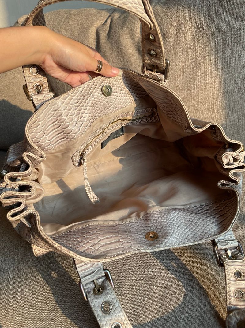 2000’s SNAKEPRINT OUA SHOULDER TOTE, foto 8