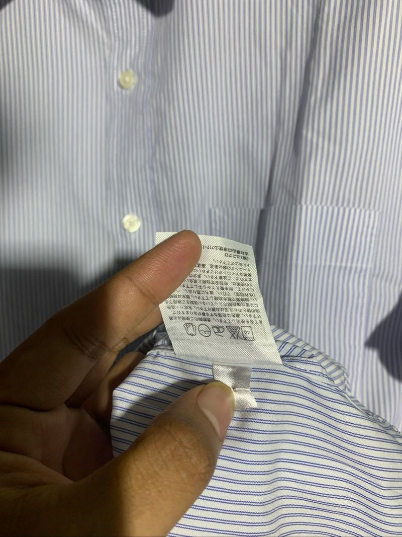 Uniqlo stripe button up shirt, foto 5