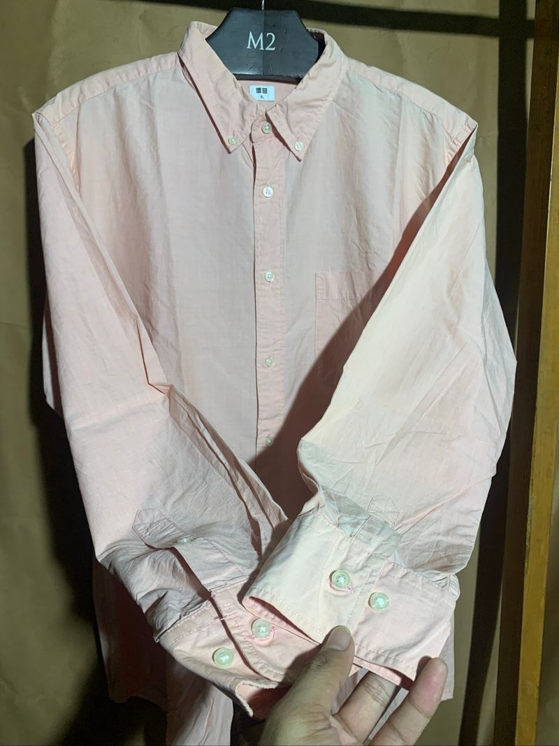 Kemeja Uniqlo button down long shirt, foto 4