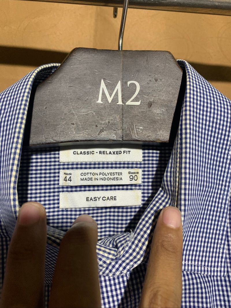 Kemeja Van Heusen Pattern button up long shirt, foto 3