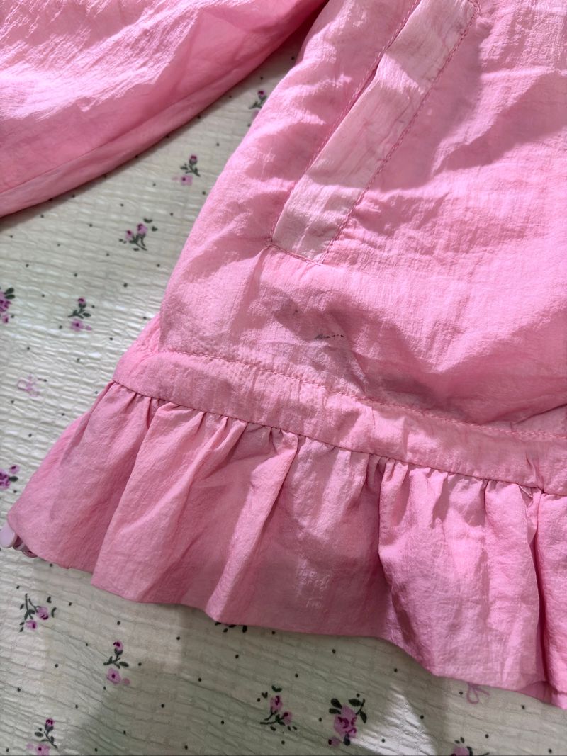 Pink Sailor Puff Sleeve Parasut Track Jacket, foto 3