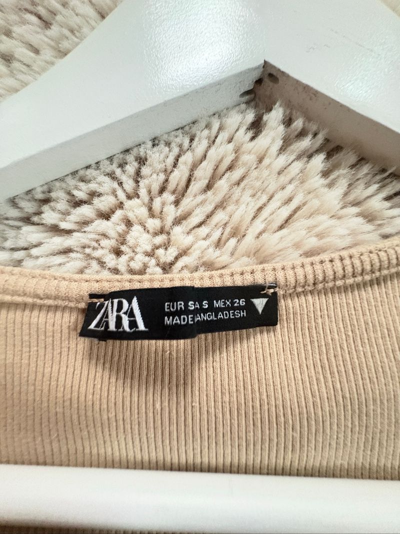 Zara V-neck Crop Top, foto 2