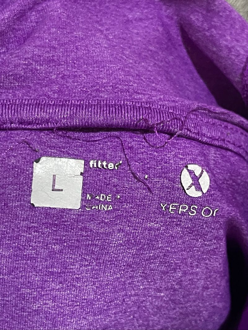 Xers Purple Fitted Running Hoodie, foto 8