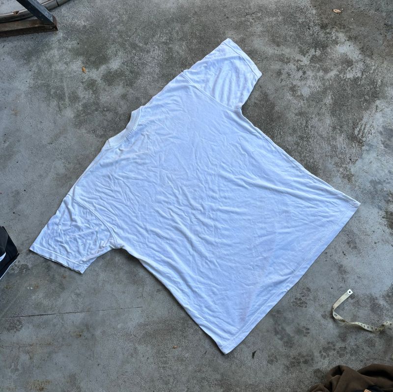 Casual T-shirt Pria white, foto 4