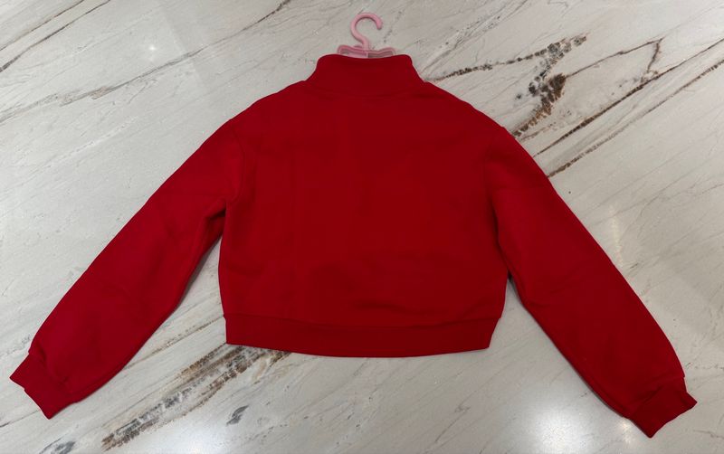 Ori H&M Red Crop Sweater, foto 3
