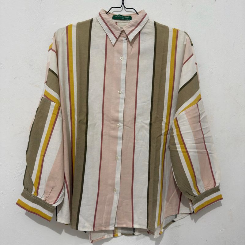 Kemeja Garis Warna Warni, foto 2