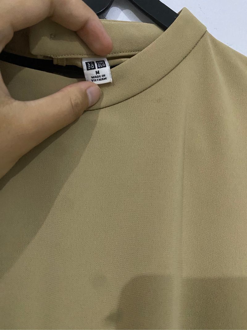Uniqlo Brown Blouse, foto 3