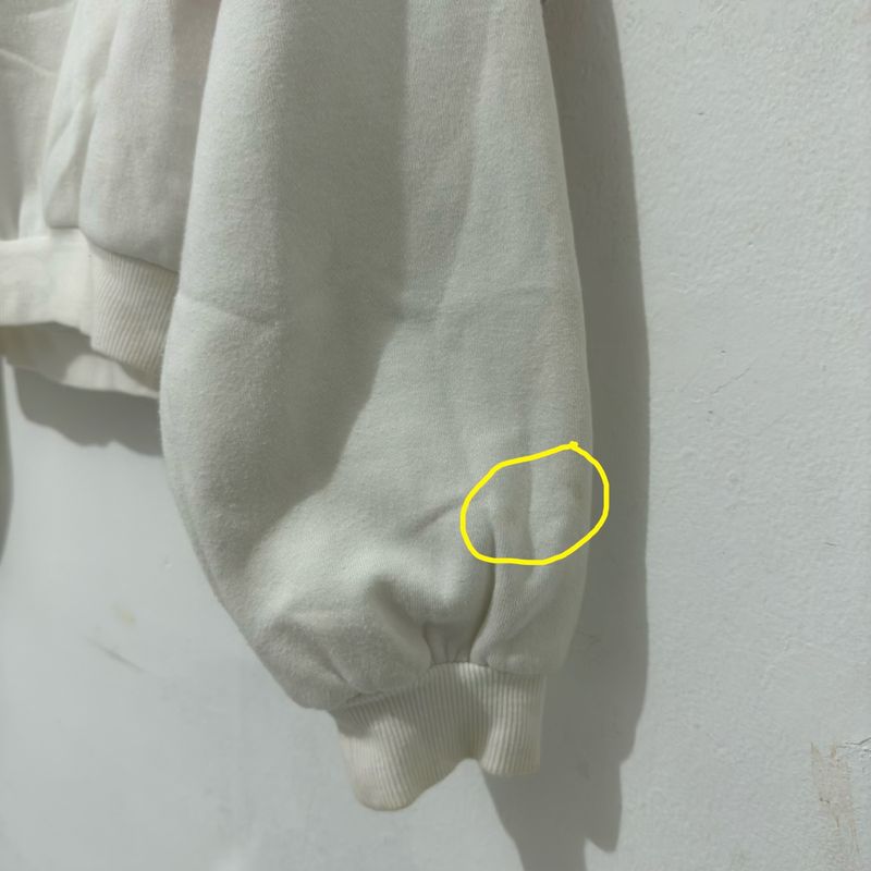 Hoodie Putih Superior H&M, foto 8