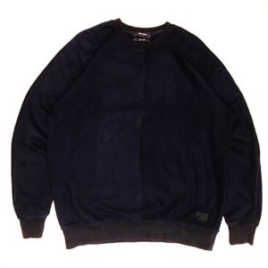 Buckaroo Vintage Streetwear Sweatshirt Pria navy brown