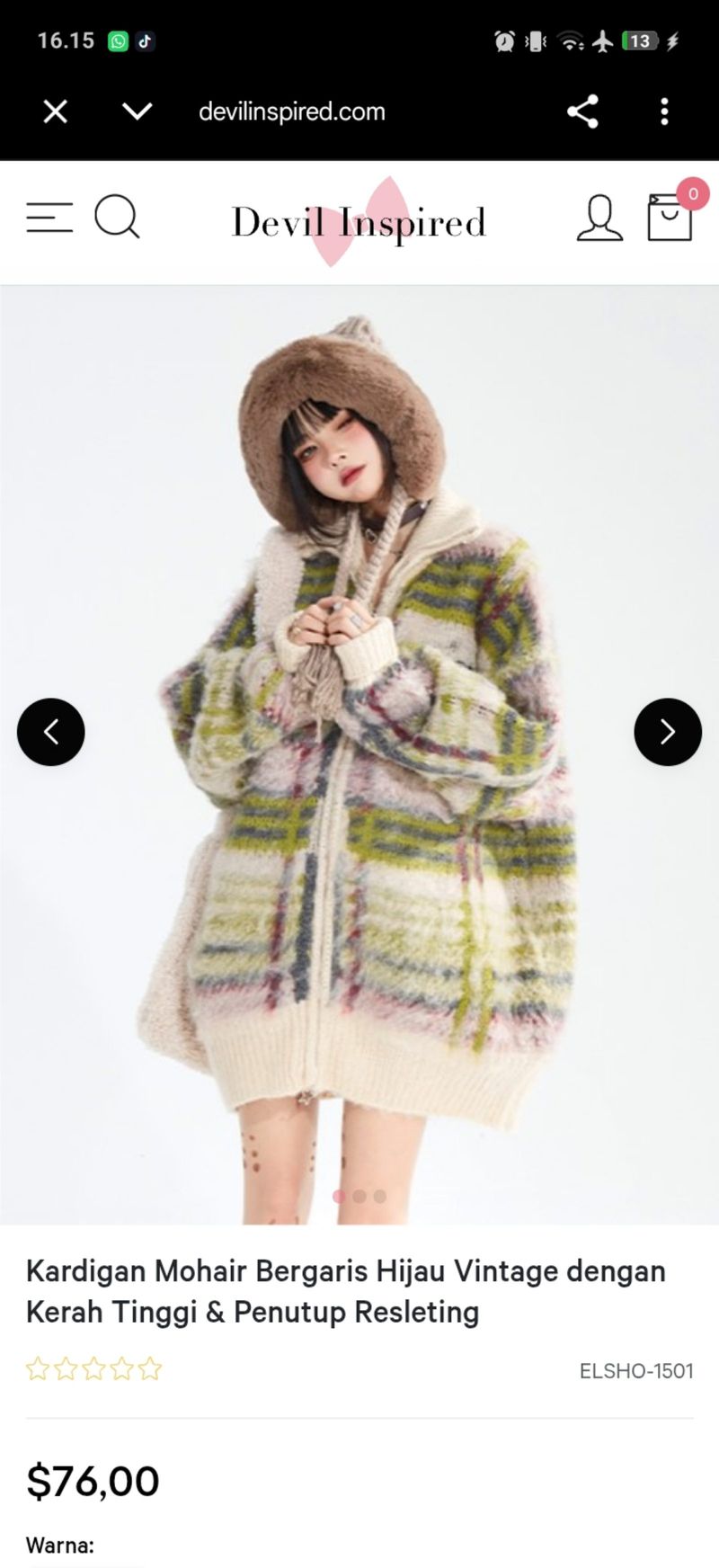 Cardigan mohair, foto 4