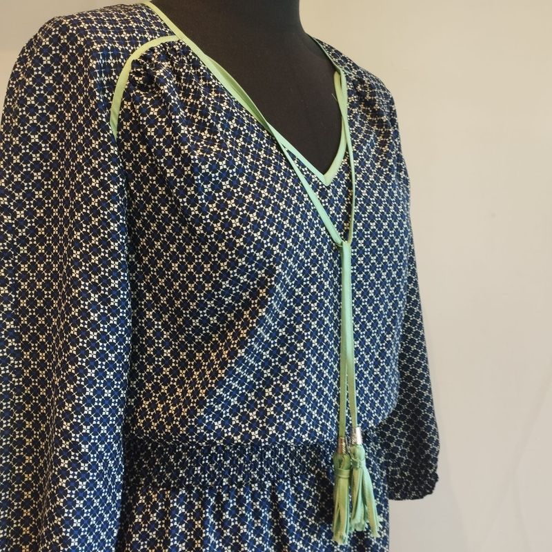 Vintage Printed Dress, foto 3