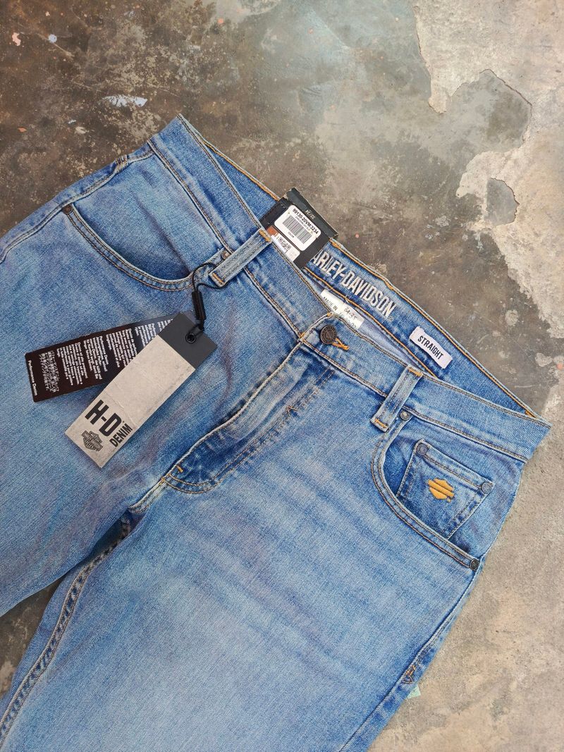 Harley davidson jeans Motorcycle bikers second with tag, foto 2