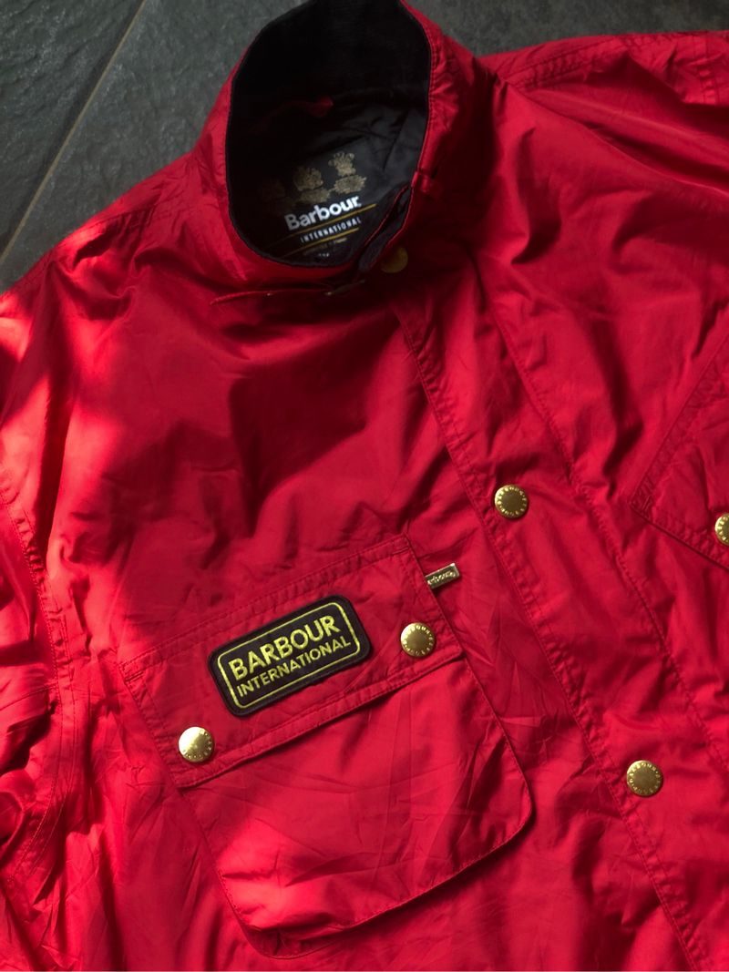 Barbour International Lightning Gold Jacket Waterproof and B, foto 3