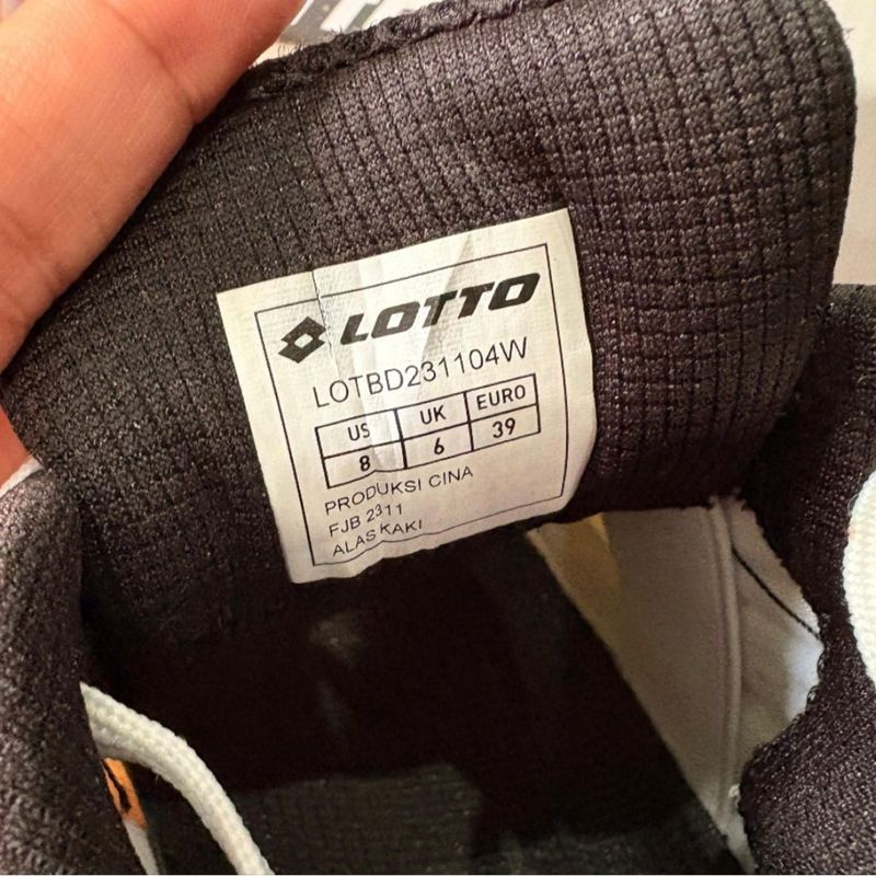 Lotto Bulletin Badminton/Tennis/Padel Shoes Size 39, foto 2