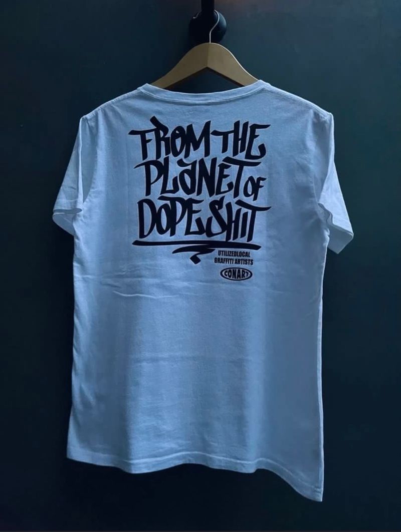 Conart Graphic Tee White Back Print, foto 3
